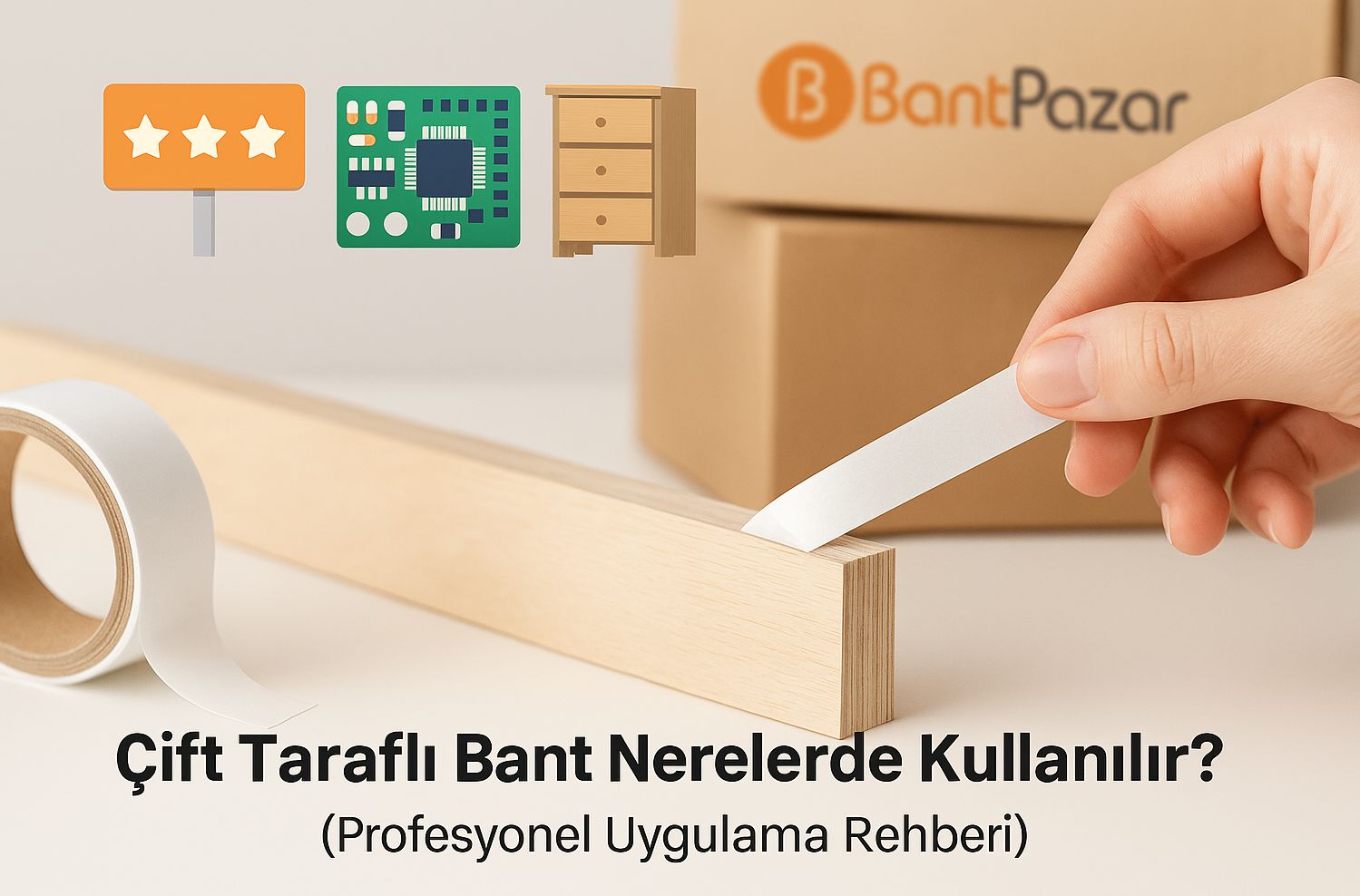 Çift Taraflı Bant Nerelerde Kullanılır?